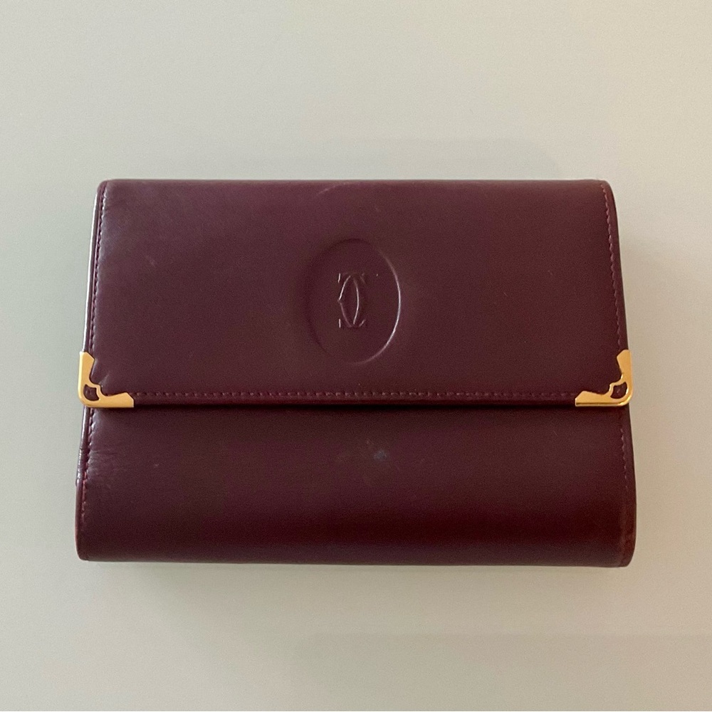 A Steal of a Deal! Authentic Cartier Les Must De Cartier Trifold Wallet